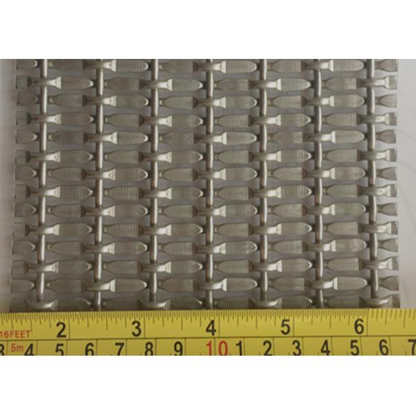 Stainless Steel Crimped Woven Wire Mesh For Curtains Cabinet Door