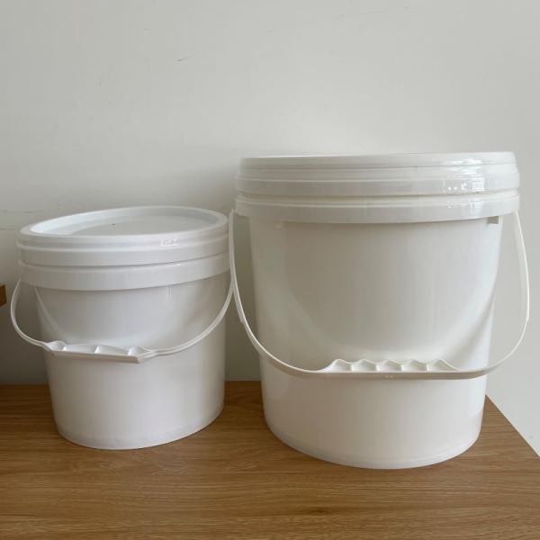 1.0 to 2.5 MM Thickness Plastic Round Packaging Container Bucket For Ships Furniture
