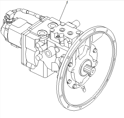 Насос экскаватора запасной части PC78MR-6 PC78UU-6 708-3T-11120 708-3T-11210 экскаватора гидравлический главный