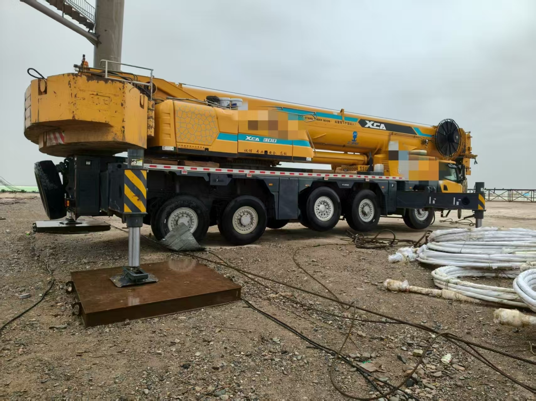 May 2020 XCMG XCA220 all-terrain crane 73m main boom, 74 tonne counterweight