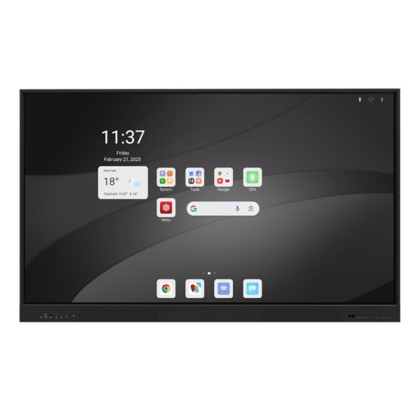 98 inch Interactive Flat Panel Touch Screen TV with 4K Ultra HD and 20 Touch Points for School and Corporate