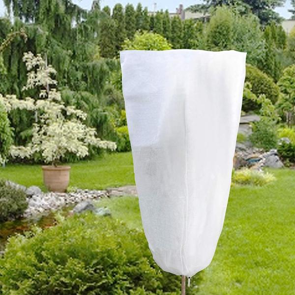 Plant Freeze Protection Covers 32 x 47 Inch Winter Shrub Cover Tree Frost Blanket Drawstring Winter Frost Prote