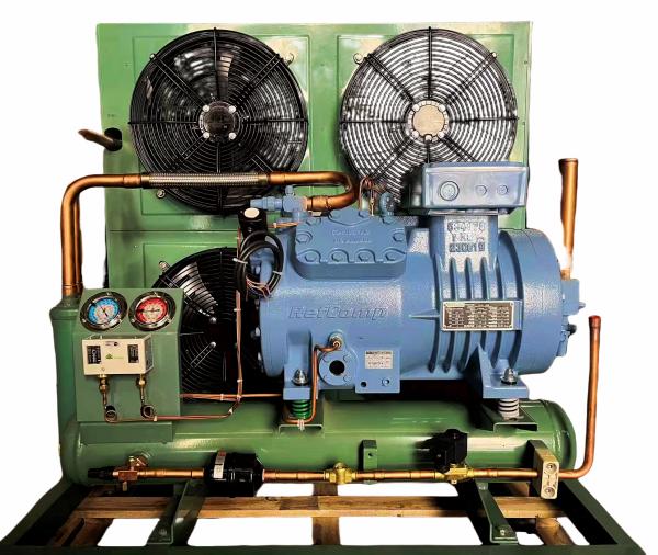 2026 New Product High-Efficiency Energy-Saving Low Temperature Refrigeration Unit Condenser Motor Air Cooled R404a Refrigerant