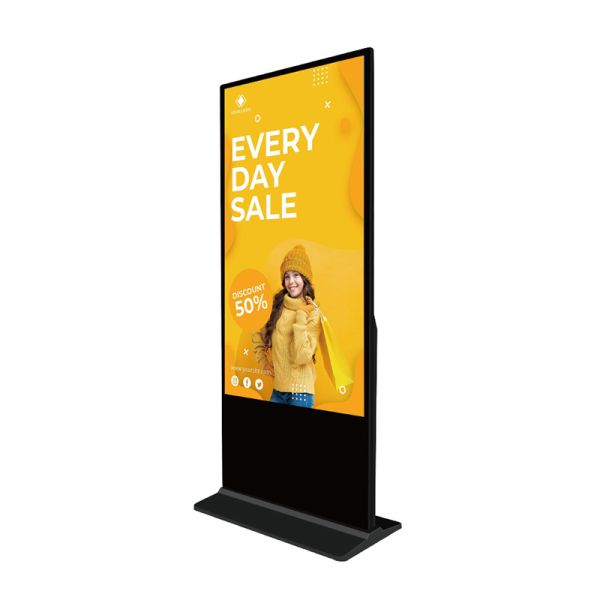 65‑Inch Vertical High‑Brightness Advertising Player (Capacitive‑Touch Compatible), Commercial Outdoor LCD Advertising Screen & Monitor