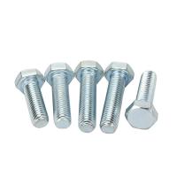 GB5783 Class8.8 Zinc Galvanized Hex Head Bolt For Machinery