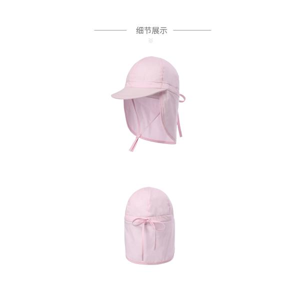 ODM Neck Cover Babys Summer Hat Cotton 43cm 55cm Ear Flap Hats