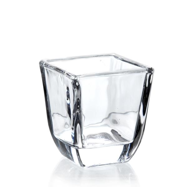 Crystal Hurricane Candle Holders de múltiplos propósitos, castiçais de vidro da flutuação 10cm