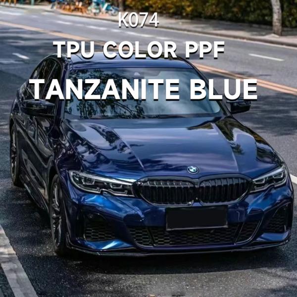 K074 Tanzanite Blue TPU Color Car Paint Protection Film Auto Vinyl Wrap