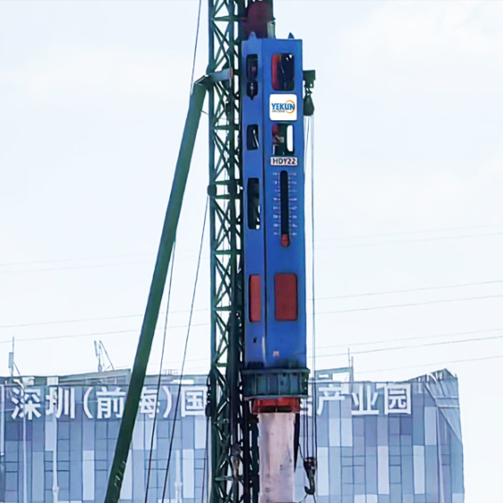 High Efficiency Drilling Performance Hydraulic Impact Hammer Featuring Precise Positioning Servo Control & Full Slewing Mechanism Assembly