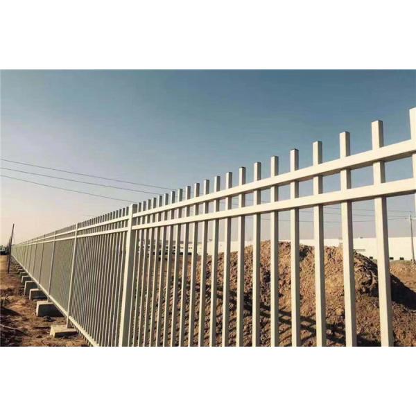 Wrought Iron Tubular Steel Fence Green Garrison Fencing Panels Spear Top Picket