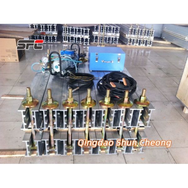 PLC Controlled Rubber Belt Vulcanizing Joint Machine with Built-in Water Cooling System and 0-400℃ Temperature Range