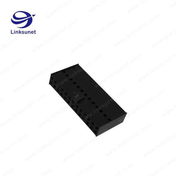 MOLEX Black Male Female Wire Connectors 2.54mm Pitch C - Grid III Crimp Connector Housing Dual Row 6 Circuits