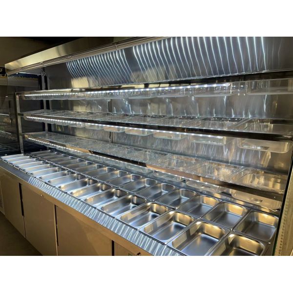 Hotpot Commercial Showcase Refrigerator Multi Deck Display Chiller