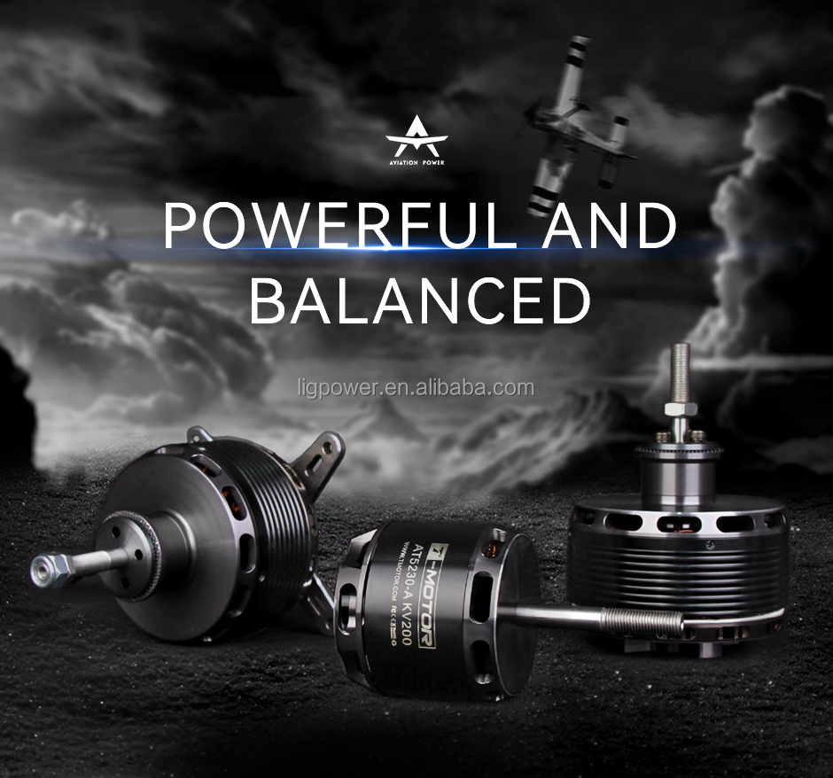 T-MOTOR AT5230-B Factory Supply 25-30CC 3500W 6S-12S Manufactory Price Bldc Outrunner Fixed Wing Aircraft Motor