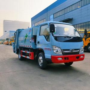 Forland Mini Garbage Collection Equipment , Garbage Removal Truck 2cbm