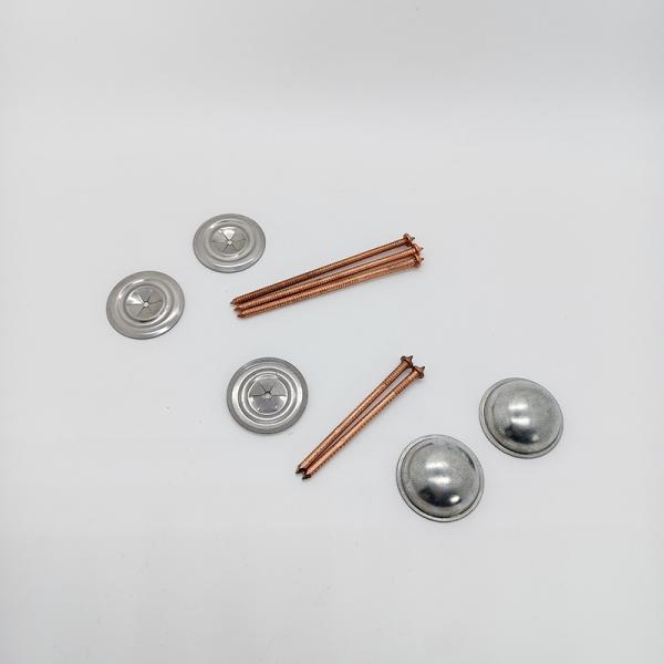 M3*60 Steel Stud Welding Insulation Pins Cap Nail Type with Cupped Head Style for Marine and Building System Carton Packed