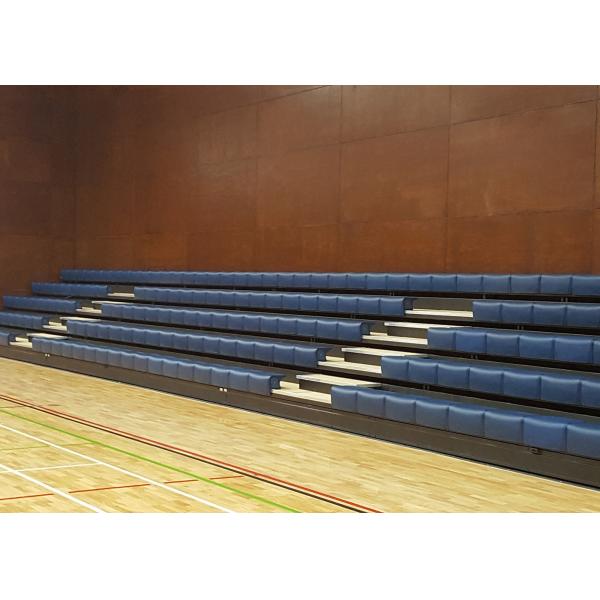Wall Attached Arena Stadia Seating / Convenient And Safe Removable Stadium Seating