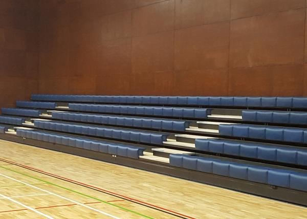 Wall Attached Arena Stadia Seating / Convenient And Safe Removable Stadium Seating