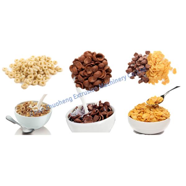 Extrusor multifuncional Maíz de maíz Cereales de desayuno Máquina de producción