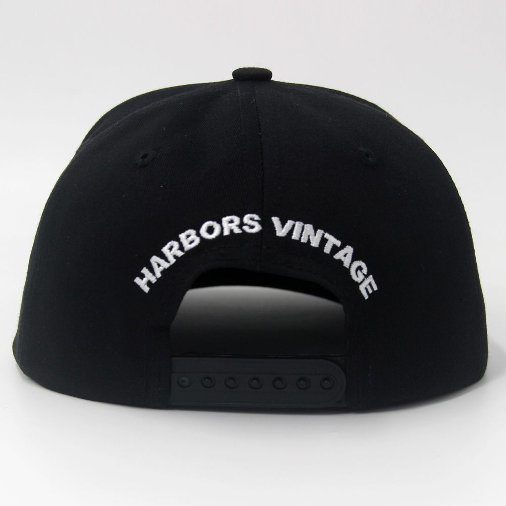 Hip Hop Custom 3D Embroidery Snapback Cap Baseball Hat Flat Brim Fitted Sports Adjustable