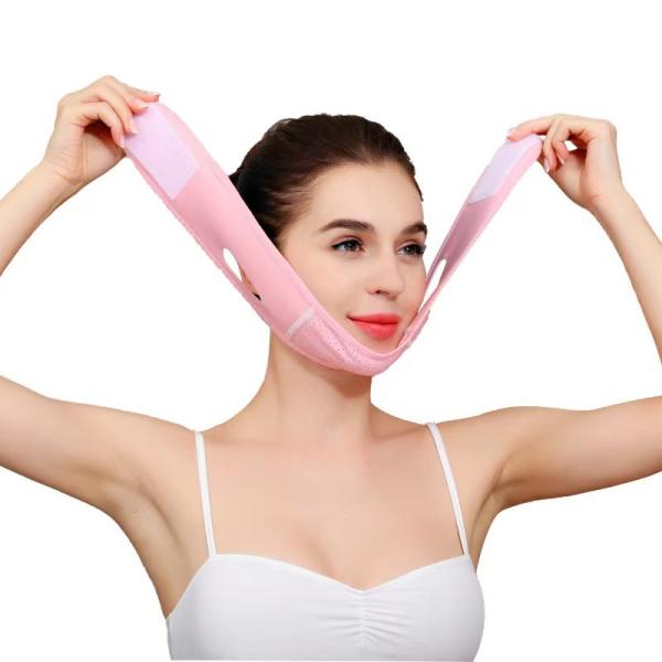 Jugulaire faciale de levage de courroies de beauté de bandage de forme de v