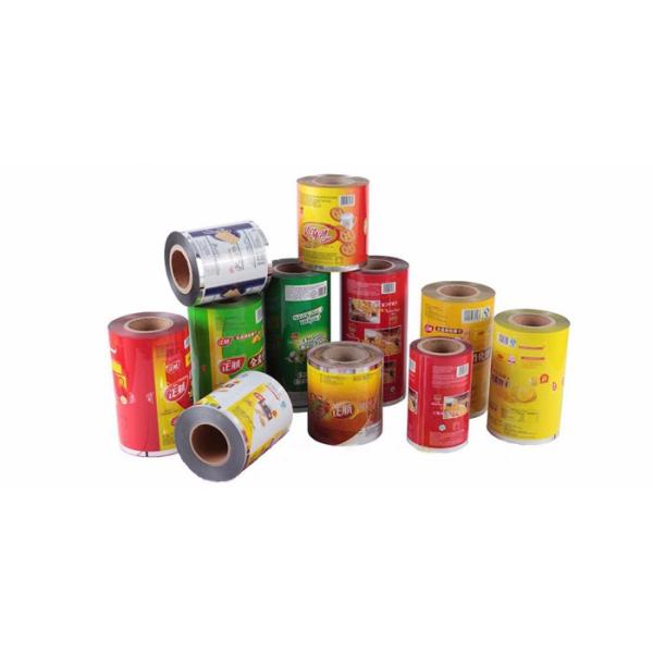 Aluminium Foil Laminated Plastic Packaging Film Roll Custom Size
