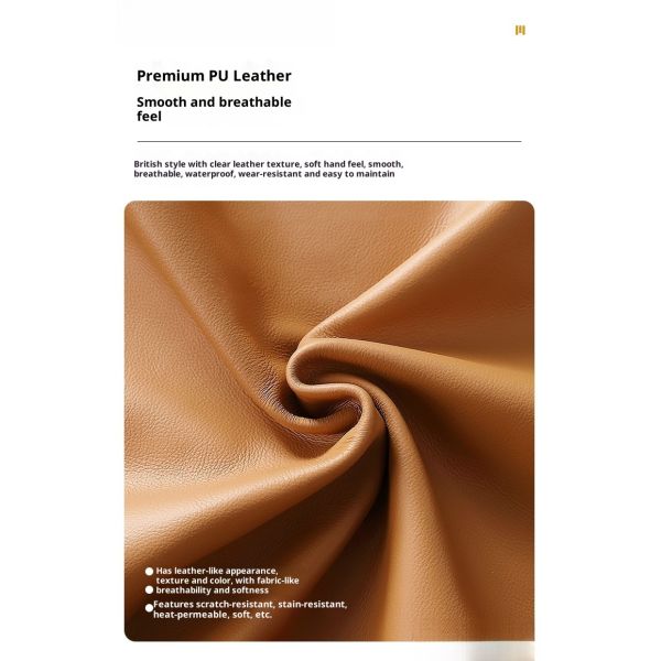 Eco-friendly Solid Wood PU Rattan Weaving Backrest Armchair Premium Comfort for Apartment Hotel Dining Rooms-Modern Design