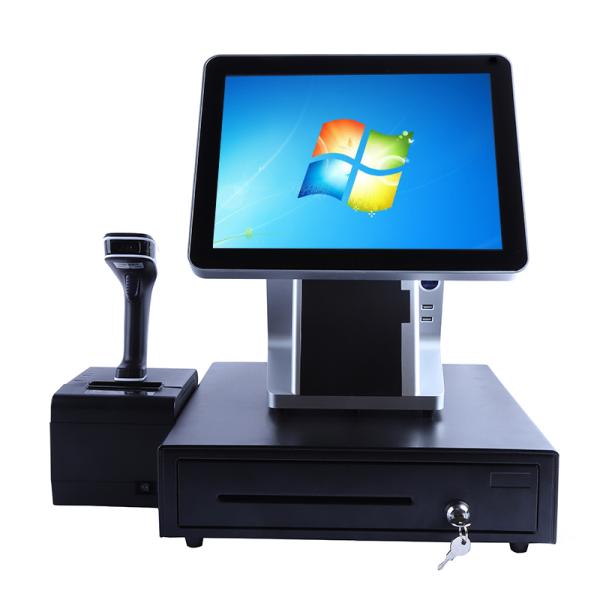 Bezel Free Windows POS System , POS Touch Screen Compute Comfort Viewing Angle