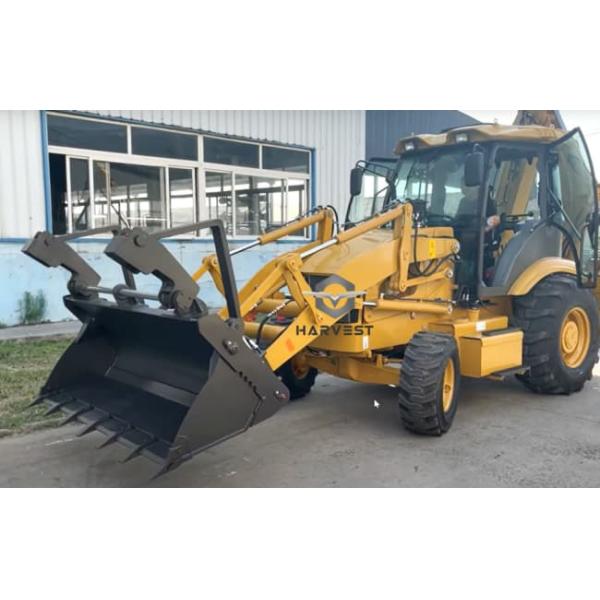4WD Powerful Backhoe Loader SAM388 with Cummin Engine Hot Sale in Jamaica