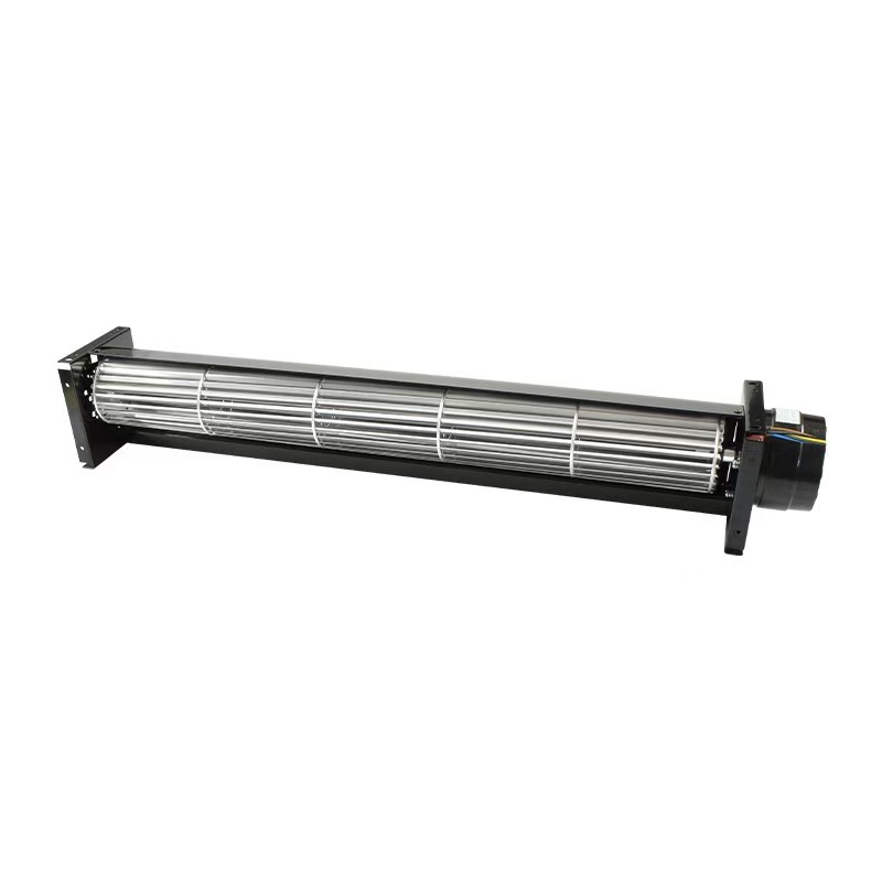 HY-60AC Series 5 High-Volume Silent Cross-Flow Fan 220V AC Aluminum Alloy 1 Year Warranty for Air Curtain Industrial