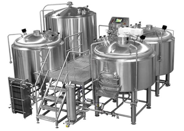 Manual Or Semi Automatic Beer Brew House Mirror Polishing Beer Making Equipment