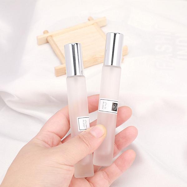 10ml Frosted Glass Slender Fine Mist Spray Bottle Perfume Travel Sprayer Bottle