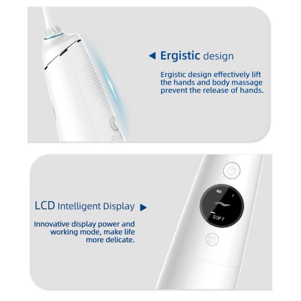 FC2660 Portable Oral Irrigator IPX7 Waterproof 30-120psi Electric Oral Irrigator