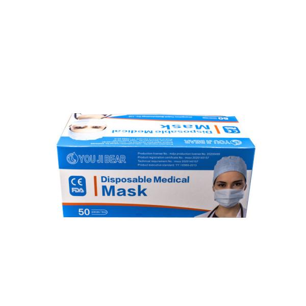 Ce Fda Certificate 3ply Non-Woven Fabrics Earloop Disposable Surgical Face Mask Medical Masks