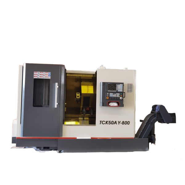 Y-Axis CNC Turn-Mill Center TCK50Y-800: 700mm Workpiece Length For Complex Automotive Component Machining