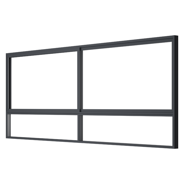 Double Tempered Glass Aluminum Sliding Windows For Sale Thermal Break