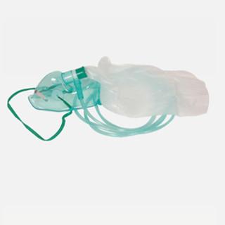 White / Green PVC S, M, L, XL Medical Respirators Oxygen Mask With Reservoir Bag WL1002