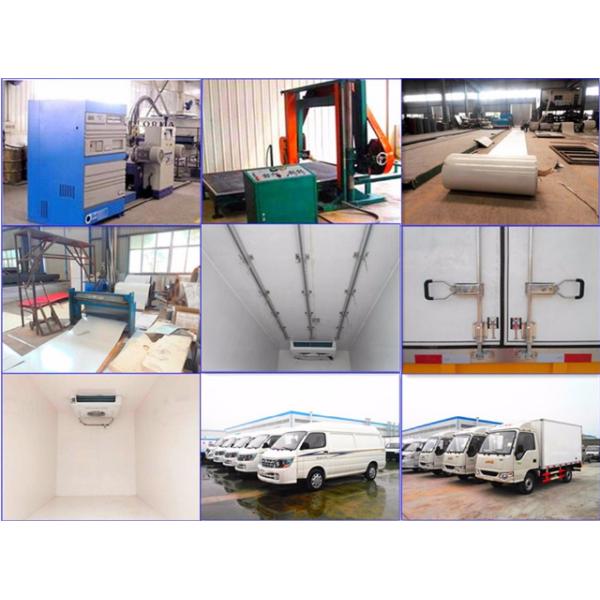 Донфенг Фотон 4кс2 Рефригератед тележка коробки 2 тонны не корозии для свежего мяса