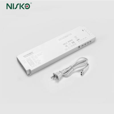 100W 60W Wardrobe LED Light Power Supply 12V DC Multi-port Output Power Transformer