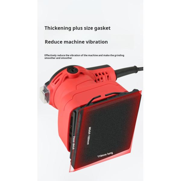 Маленькая электрическая стеновая песочница Антишоковая полировальная песочная бумага