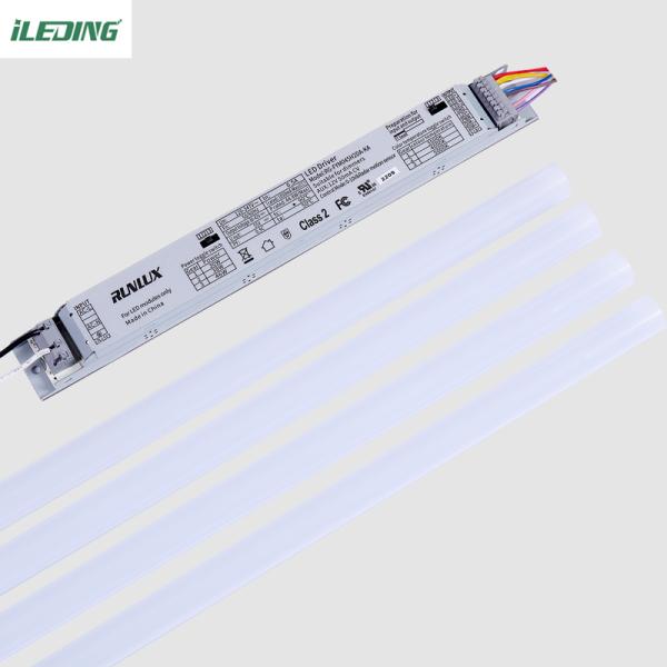 Remote Control LED Linear retrofit Kit Extrusion Housing Channel with 4FT Length and PC Cover