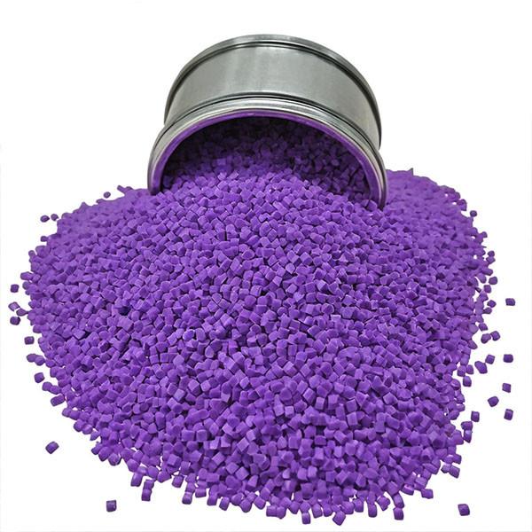 Purple Colour Dispersion EVA Masterbatch Foaming Products Custom