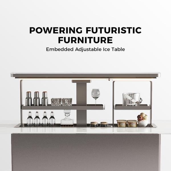 Multifunctional Kitchen Cabinets for Modern Smart Dining and Storage Solution Design