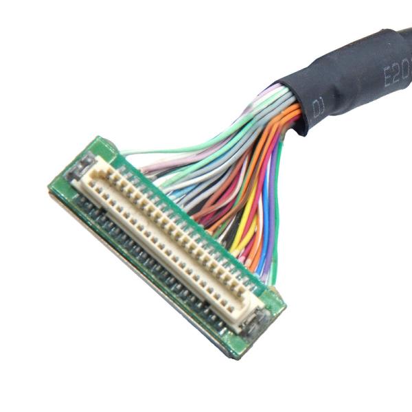 DF9 41P Industrial Grade Medical Wire Harness HIROSE DF9 41 Pin Screen Display Cable Female Hot Press Flat Connect