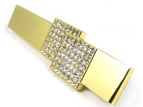 Square Crystal Drawer Handles , 96mm Arcylic Stone Gold Cabinet Pulls Gorgeous Golden Knobs