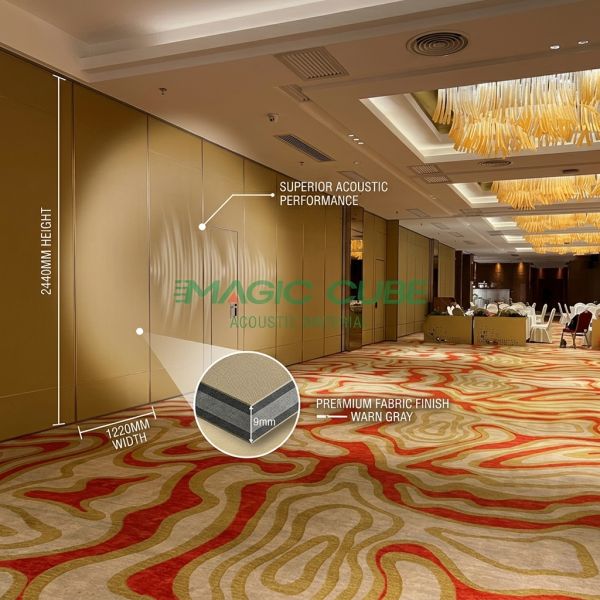 Polyester Fiber Acoustic Panel 1220x2440mm 9mm Sound Absorbing Wall Board for Conference Room Interior Decoration