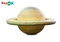 PVC de 0.25mm 60 polegadas de balões infláveis do planeta de Saturn para a instituição educativa