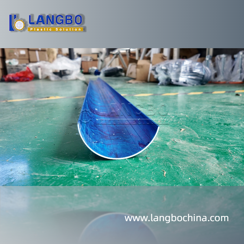 PVC Profile Making Machine With Co-extrusion Layer Improving Surface Gloss And Rough Finish