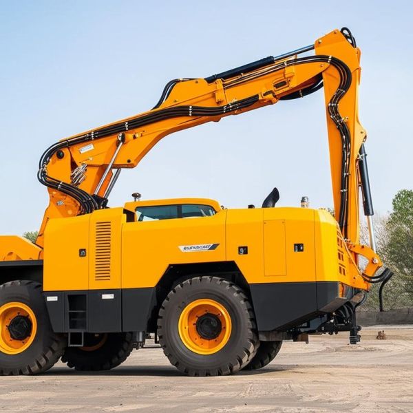 Machine à béton sous-terrestre avec une distance maximale de pulvérisation de 30 mètres 15 kW moteur et une productivité de 20 mètres cubes/h