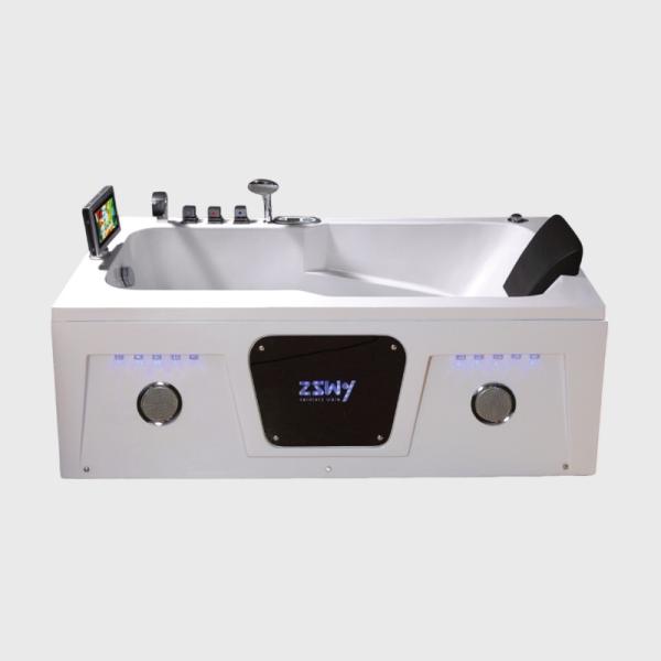 6 personas cuadradas Baño de baño de gran tamaño de jacuzzi caliente para jardín